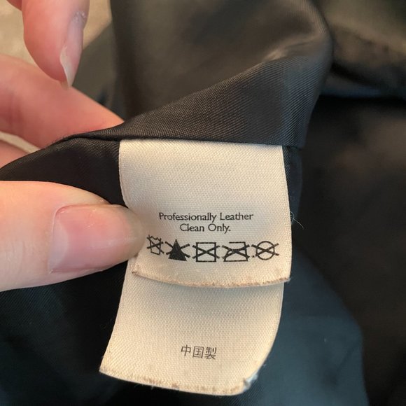 Eddie Bauer Black Leather Jacket Vintage Womens Medium Genuine Leather - Picture 3 of 8